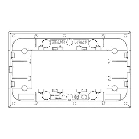 PLACA CLASSIC 4M ALUMINIO LAVA ARKE