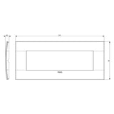 PLACA CLASSIC 7M ALUMINIO LAVA ARKE