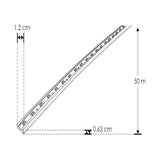 TIRA EXTRAPLANA LED 5050  60LEDS ROLLO 50M BLANCO NEUTRO ATENUABLE 120 ENCAPSULADA NONWIRE CRI80 127V IP65 ILUMILEDS***HAE2025***