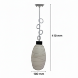 CANDIL COLGANTE TULIPAN CON TRAMA 60W. ***ADIR***