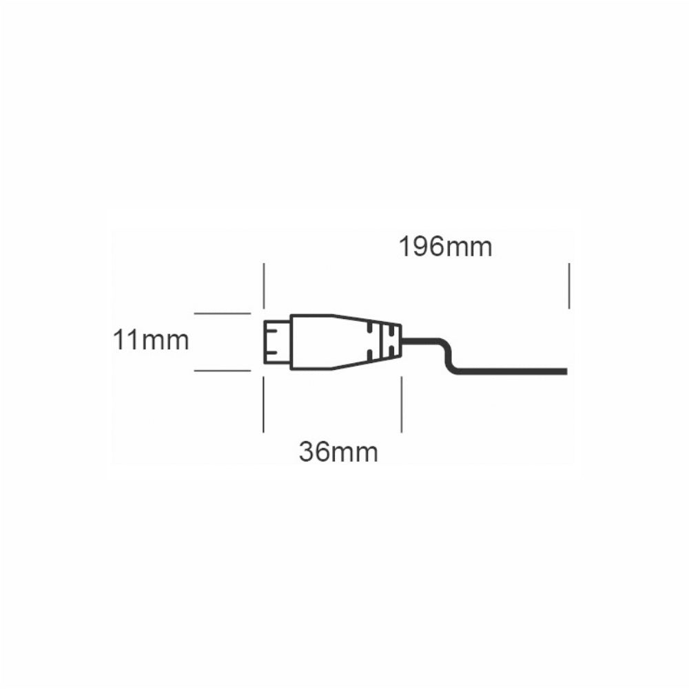 CONECTOR DE ALIMENTACION NEGRO