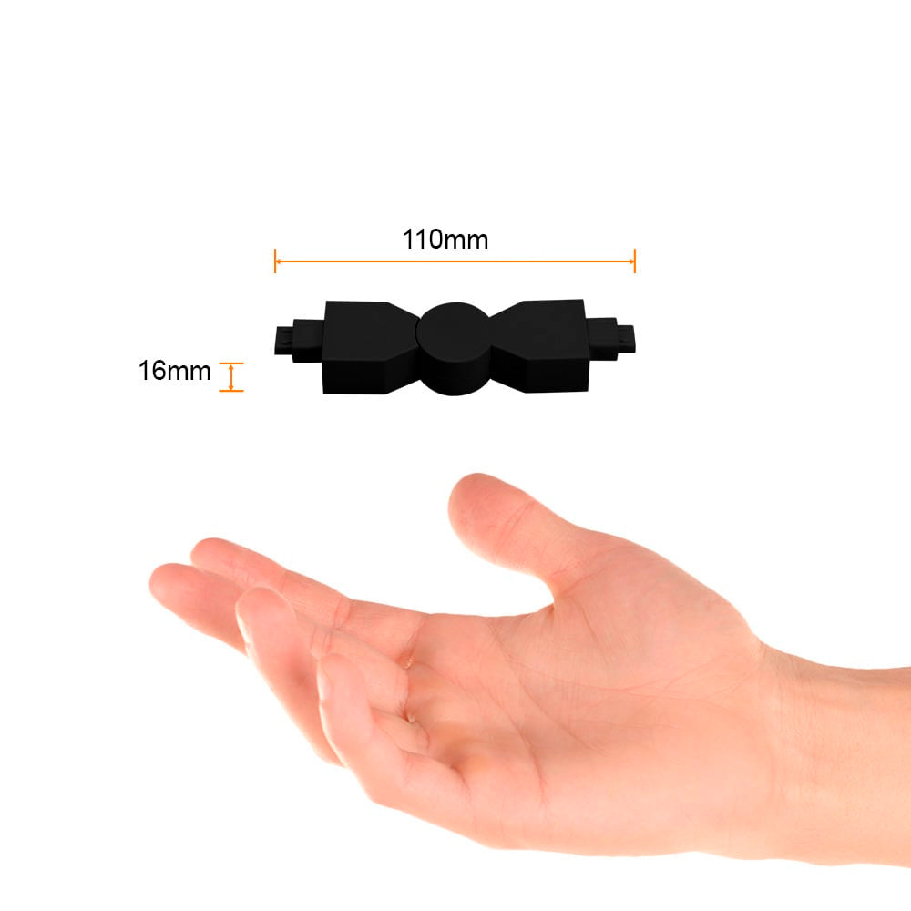 CONECTOR FLEXIBLE LATERAL 240 NEGRO ADLFCLEDCLN