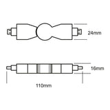 CONECTOR FLEXIBLE LATERAL 240 NEGRO ADLFCLEDCLN