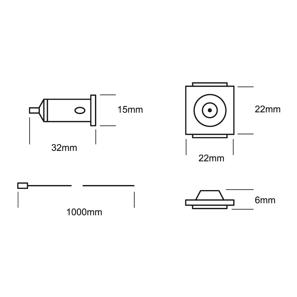 CABLE DE ACERO PARA SUSPENDER 1 M