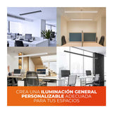 ACCESORIO DE SUSPENSION Y CONECTOR RECTO P/LAMP. 50LFCLED1286MVCCN 1.50MTS. LARGO BARNARD ***TECNOLITE HAE***