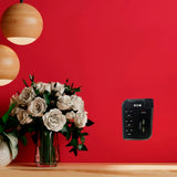 ADAPTADOR PORTATIL NEGRO MULTICONTACTOS DE 3 SALIDAS Y 2 PUERTOS USB  ARROW HART