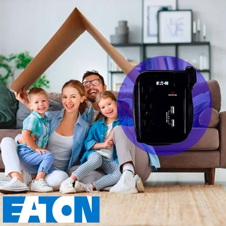 ADAPTADOR PORTATIL NEGRO MULTICONTACTOS DE 3 SALIDAS Y 2 PUERTOS USB  ARROW HART