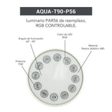 LUMINARIO PAR56 DE REMPLAZO  BLANCO CALIDO MCA TECNOLITE***HAE2025***