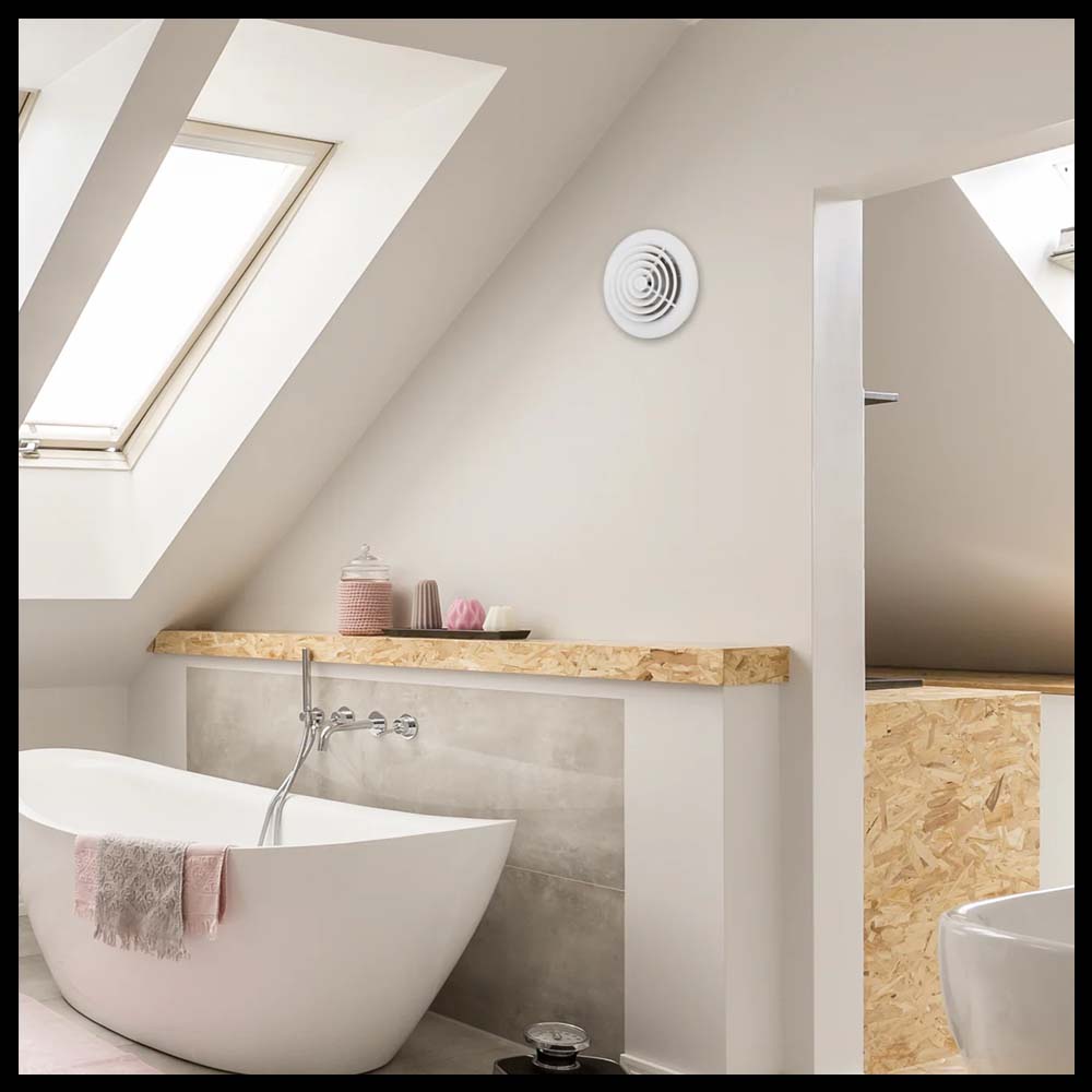 EXTRACTOR ASPER 4 80 M3/H BLANCO ABS MASTERFAN