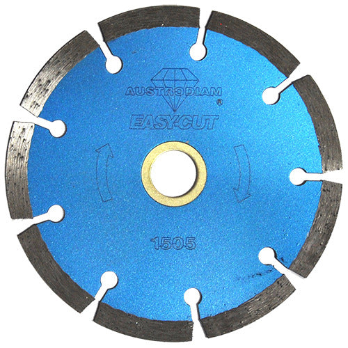 DISCO DE DIAMANTE AZUL SEGMENTADO EASY-CUT 4-1/2X0.08X7/8 115X2X22.2 MCA AUSTROMEX *** OFRECER 11582 ***