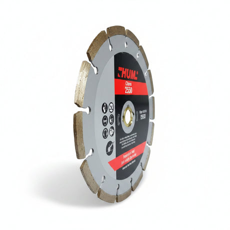 DISCO DE DIAMANTE SEGMENTADO HUM 7X0.087X7/8 180X2.3X22.2 MCA AUSTROMEX