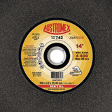 DISCO PARA CORTE DE METAL (SOLIDOS) A308T7BFP9 14X1/8X1 350X3.2X25.40 MCA AUSTROMEX