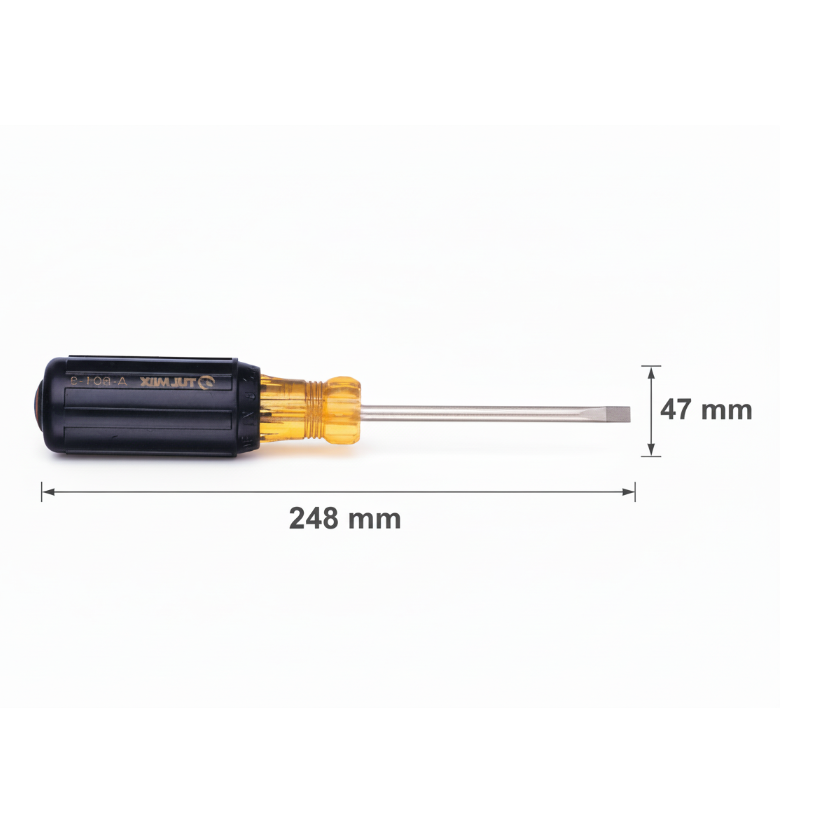 DESARMADOR ACOJINADO GABINETE 3/10"X6" TULMEX