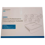 KIT TURBOHD 1080P LITE DVR 4 CANALES 4 + CAMARAS 2MP CON MICROFONO + 4 CABLES 18M + FUENTE DE PODER PROF *** HA. LUMI ***