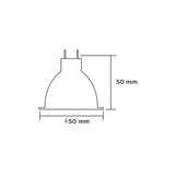 LAMPARA DE LED MR16 DE 7W MULTIVOLTAJE 3 000 K
