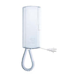 KIT DE INTERFON SENCILLO CON UN FRENTE DE CALLE EMPOTRAR TELEFONO DE PARED CON FUENTE INTEGRADA ROLLO DE CABLE Y ACCESORIOS DE INSTALACION