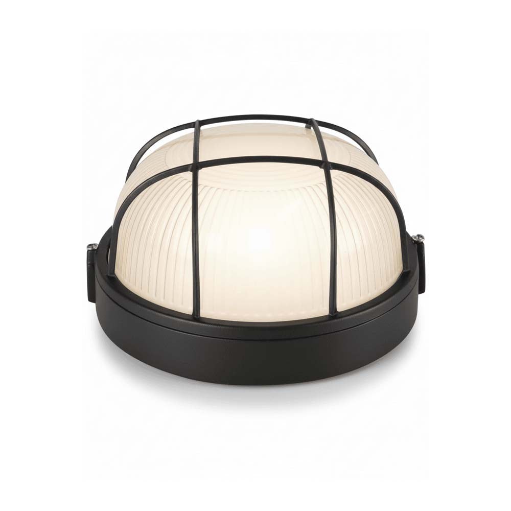 NAUTICA CON GUARDA REDONDA 60W E27 NO INCLUYE FOCO COLOR NEGRO MCA. TECNOLED