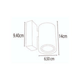 LUMINARIO INCANDESC. MURO EXTERIOR CUBIERTO 127V 50-60 HZ GU10 BLANCO TECNOLED ***HAE 2023***