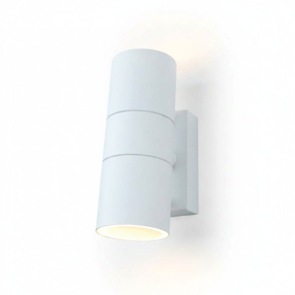LUMINARIO INCANDESC. MURO EXTERIOR CUBIERTO  127V 50-60HZ 2XGU10 C. BLANCO TECNOLED