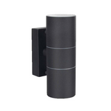 LUMINARIO INCANDESC. MURO EXTERIOR CUBIERTO 127V 50-60 HZ  2XGU10 NEGRO TECNOLED