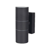 LUMINARIO INCANDESC. MURO EXTERIOR CUBIERTO 127V 50-60 HZ  2XGU10 NEGRO TECNOLED