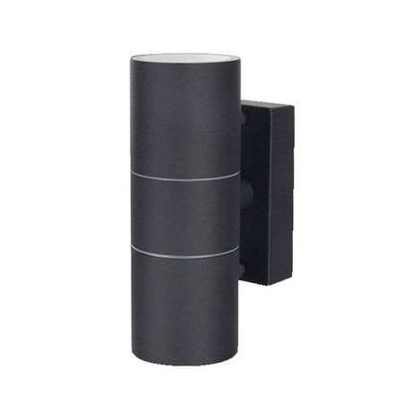 LUMINARIO INCANDESC. MURO EXTERIOR CUBIERTO 127V 50-60 HZ  2XGU10 NEGRO TECNOLED