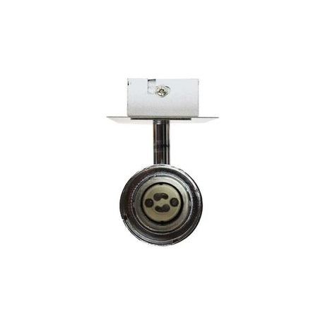 LUMINARIA METALICA BASE CUADRADA SATIN DIRIGIBLE P/1 FOCO GU10 MEDIO GIRO