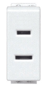 CONTACTO POLAR. 1 MOD. BCO. E2015BN MODUS 2P. 15A. 127V. BTICINO ***HAE2024***