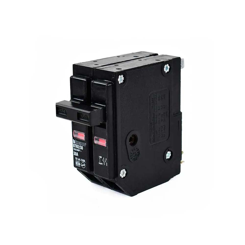 INTERRUPTOR TERMOMAGNETICO 2X30 A 120/240 V 10 KA MONTAJE ATORNILLABLE *** OFRECER QOB230 ***