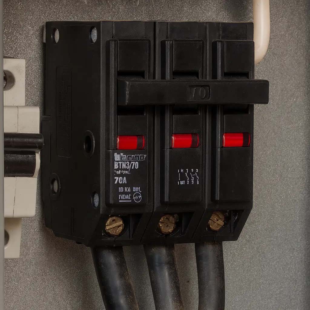ITM 3X30A 120/240V 10KA ENCHUFABLE BTPLUG BTICINO BTN3/30 *** OFRECER QO330 ***