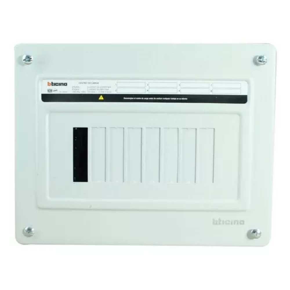 C. CARGA 8P. 100A. EMPOTRAR BTN/8ER BTN/8EN USO DOMESTICO BTICINO *** OFRECER QO612L100F O QO816L100F O QOD8F O QOD6F ***