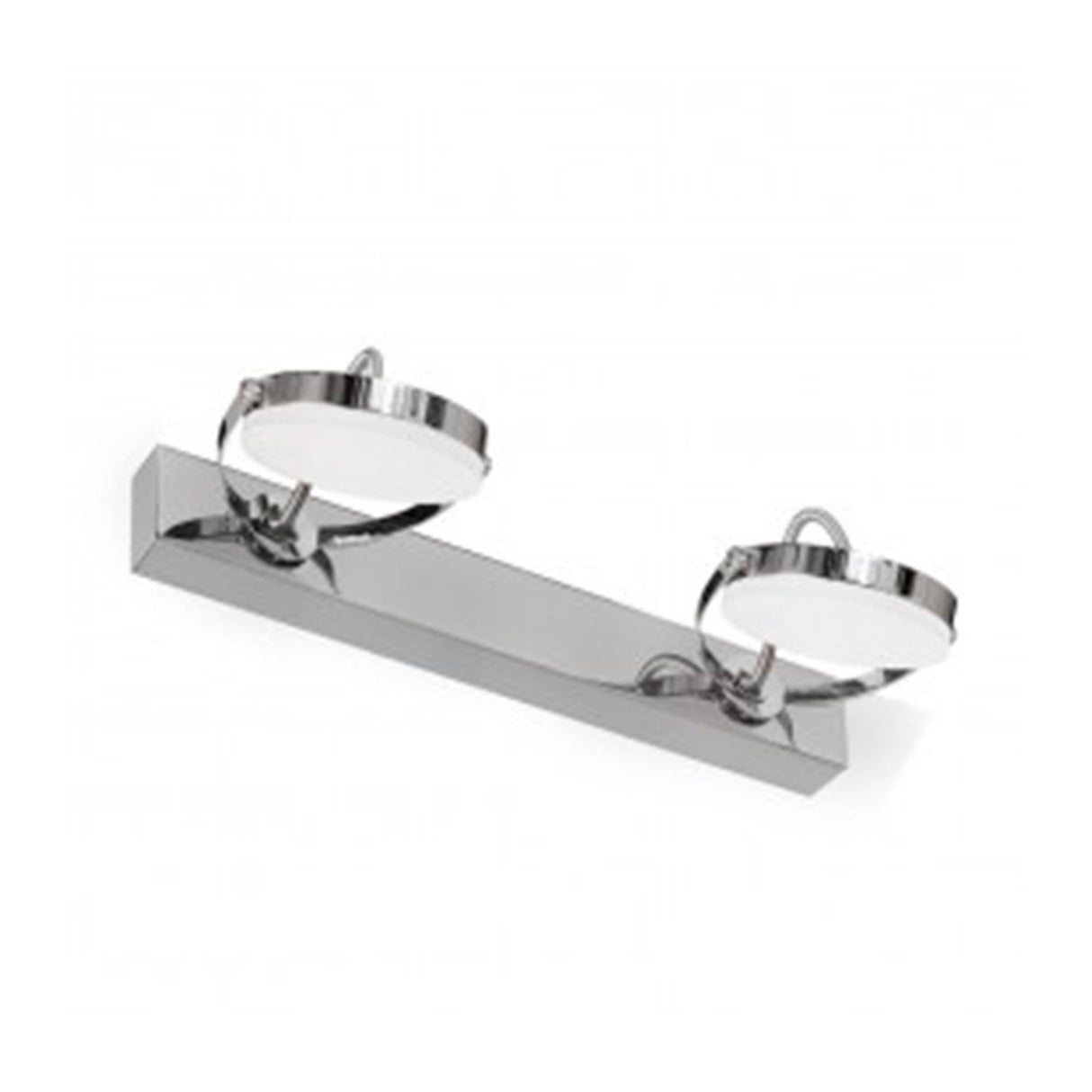 ARBOTANTE 2 LUCES PLATO CROMADO