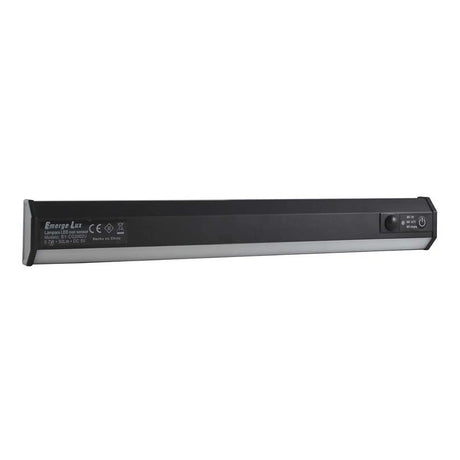 LUMINARIA DE ARMARIO NEGRA CON SENSOR DE MOVIMIENTO RECARGABLE ALIMENTACION DE 5V BATERIA INTERNA 2H  6500K *** HAE ***