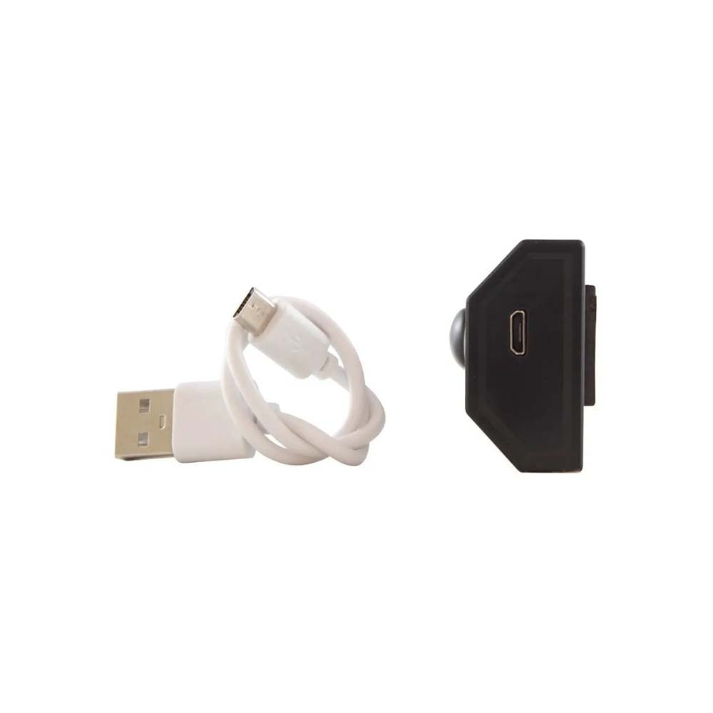 LUMINARIA DE ARMARIO NEGRA CON SENSOR DE MOVIMIENTO RECARGABLE ALIMENTACION DE 5V BATERIA INTERNA 2H  6500K *** HAE ***