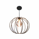 COLGANTE VINTAGE ESFERA 1 LUZ SIN FOCO MCA GUZMAN