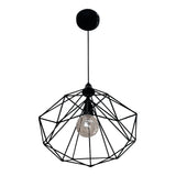 COLGANTE VINTAGE PIRAMIDE MEDIANA 1 LUZ SIN FOCO MCA GUZMAN