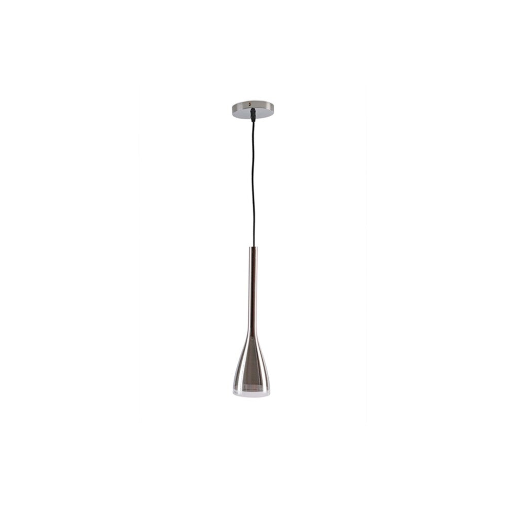 LUMINARIO TECHO SUSPENDIDO 25W MAX E27  CROMO CALUX