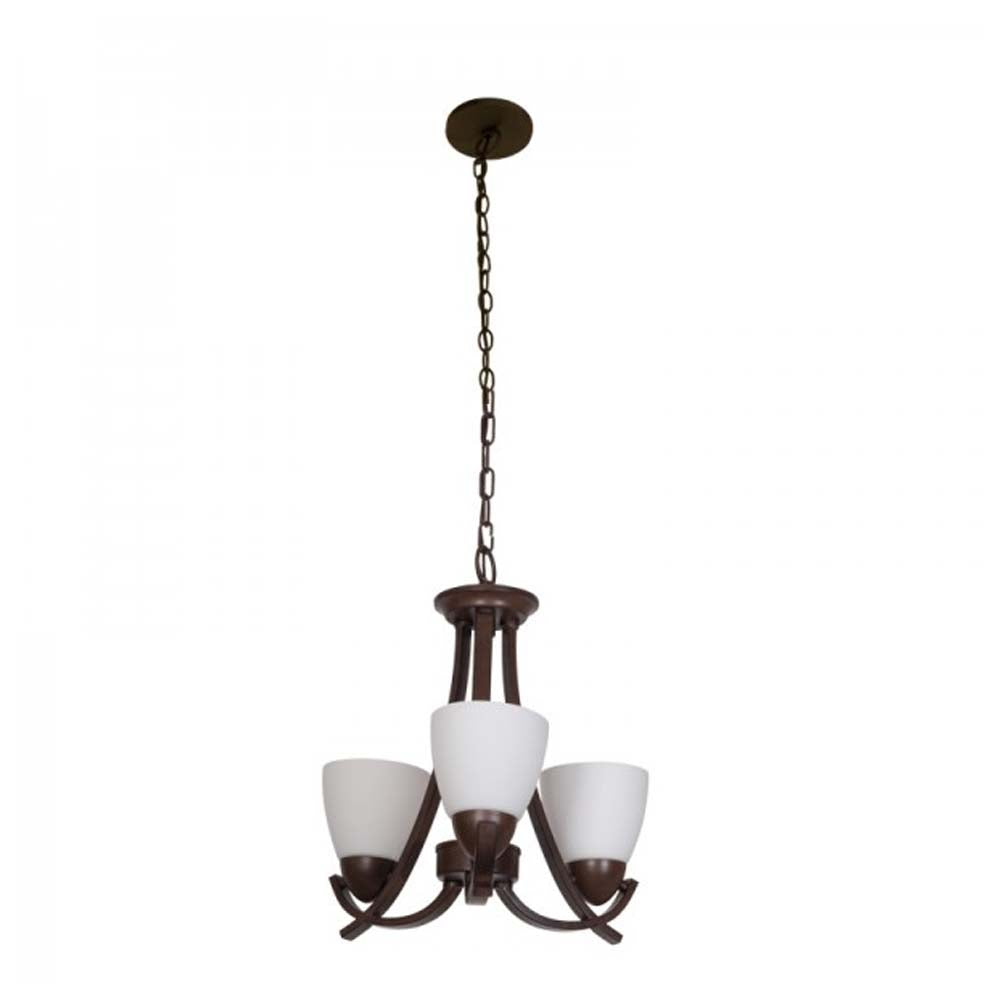 CANDIL 3 LUCES E27 3X60W MAX CAFE OBSCURO ***HAE2025***
