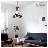 CANDIL 3 LUCES E27 3X60W MAX CAFE OBSCURO ***HAE2025***