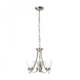 CANDIL 3 LUCES 3X60W MAX E27 SATINADO ***HAE2025***