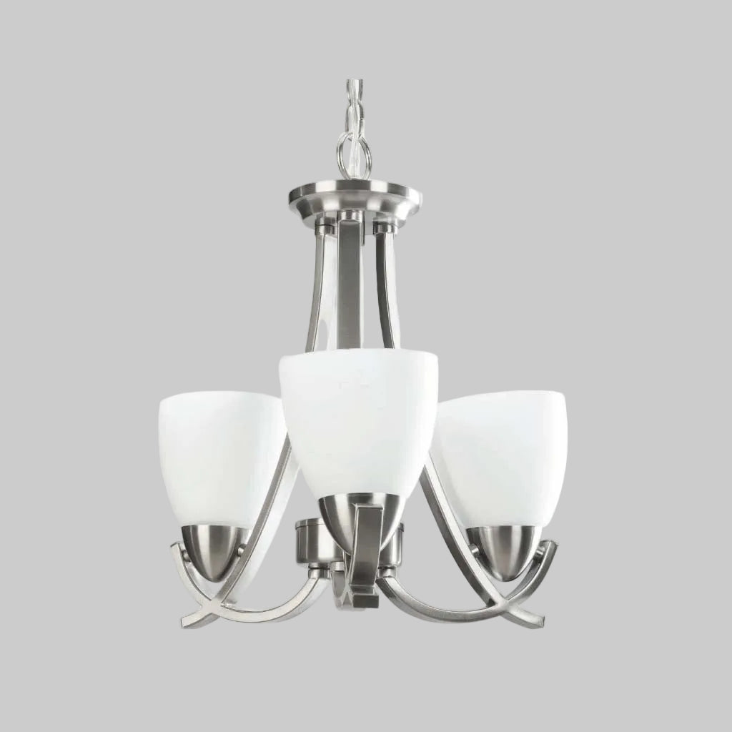 CANDIL 3 LUCES 3X60W MAX E27 SATINADO ***HAE2025***