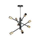 LUMINARIA PARA TECHO 8L E27 (NO INCLUIDOS) 320W IP20 ORO