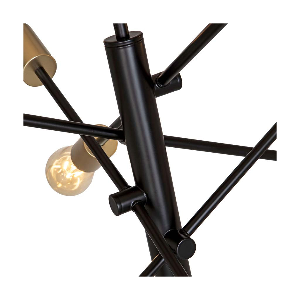LUMINARIA PARA TECHO 8L E27 (NO INCLUIDOS) 320W IP20 ORO