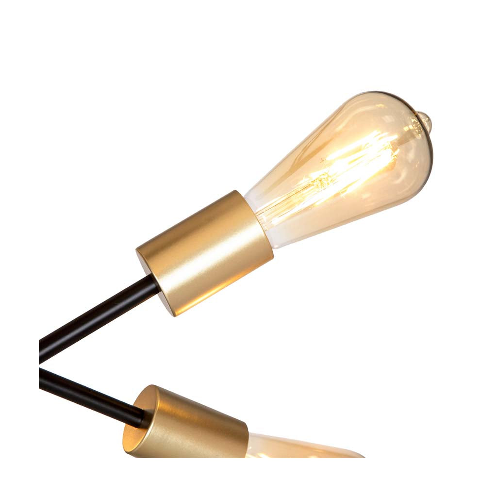 LUMINARIA PARA TECHO 8L E27 (NO INCLUIDOS) 320W IP20 ORO