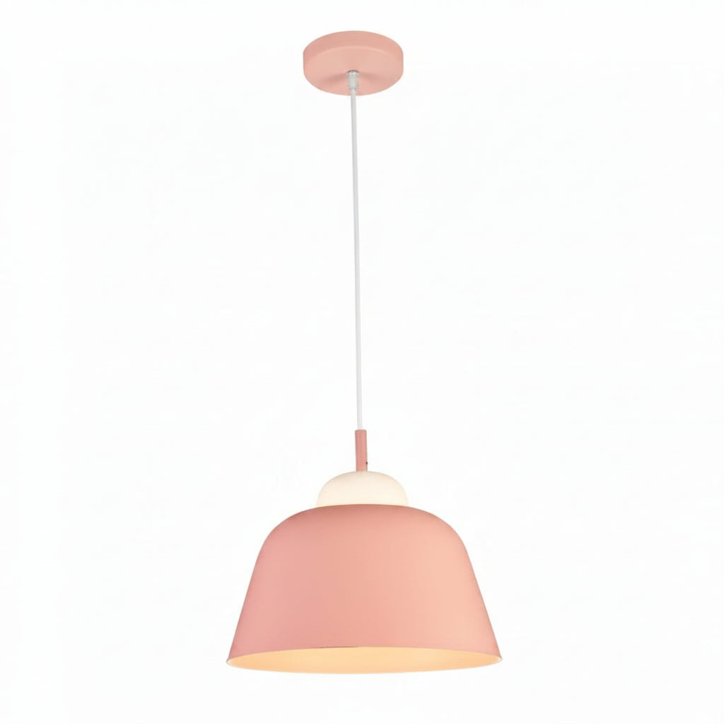 LUM COLGANTE TECHO 40W 125V  E27 ROSA ***HAE2025***