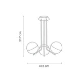 DIFUSOR REDONDO PARA MODULO DE LED DE 8W DE SOBREPONER POLICARBONATO ACABADO BLANCO IP54