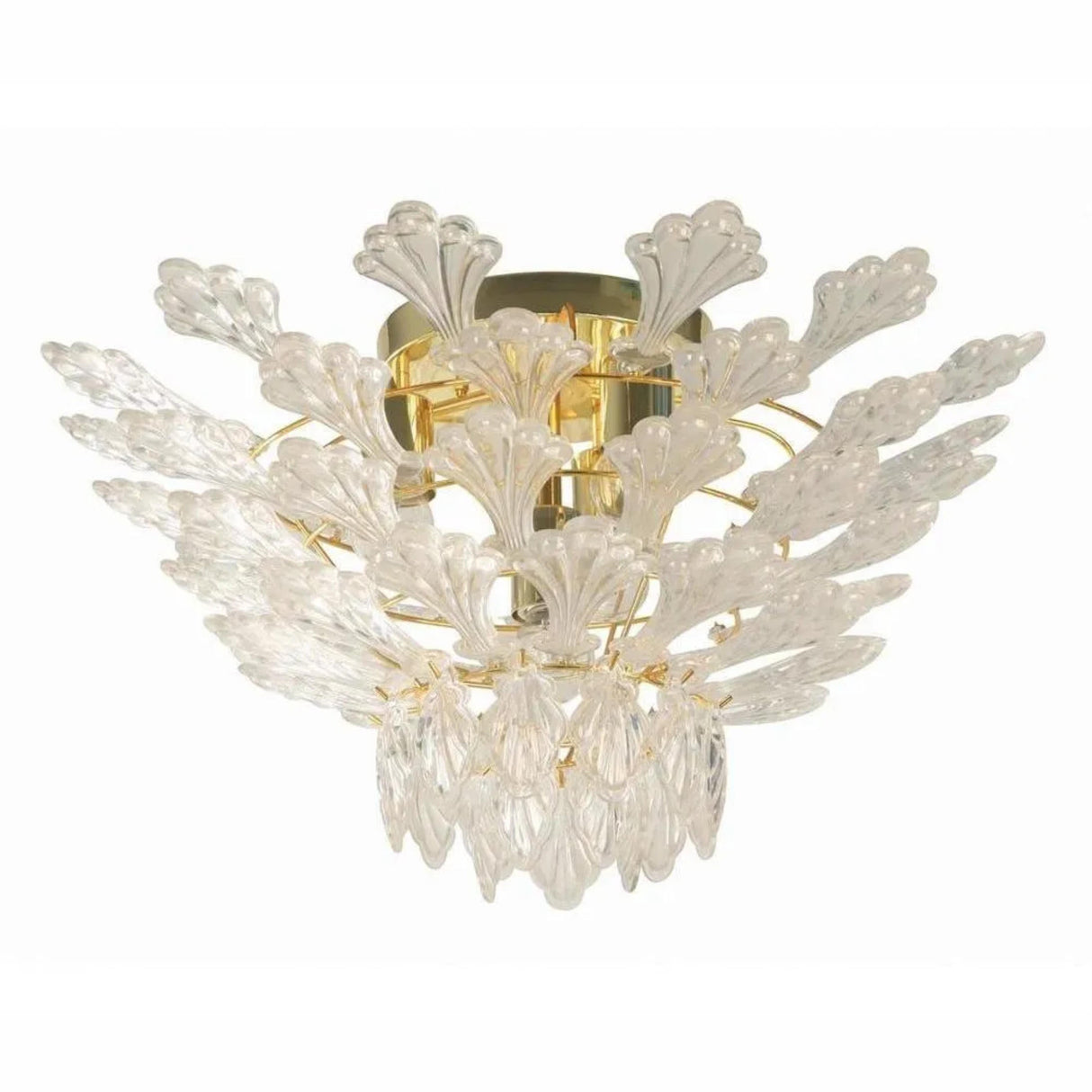LAMPARA DE TECHO COLOR DORADO 60W DE 4 LUCES LUMIMEXICO *** HA. LUMI ***