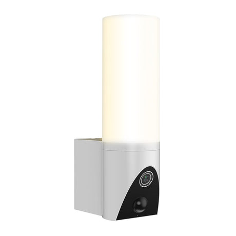 CAMARA DE MONITOREO EXTERIOR 300 CON LAMPARA INTELIGENTE WIFI 20 W VISION NOCTURNA COMPATIBLE CON APP MOVIL Y ASISTENTES DE VOZ