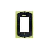 PLACA CIEN A COLOR 3 MODULOS COLOR VERDE MATE LEVITON