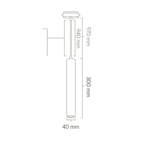 LUMINARIA COLGANTE PARA RIEL 10 W 3 000 K 600 LM ***HAE2025***